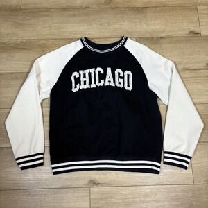 New York Popular Women's Chicago Academic Old Money Sweatshirt Pull Over Size XL